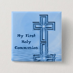 My First Holy Communion Button Pin