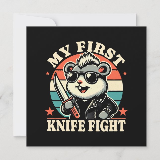 My First Knife Fight - Cool Hamster (Front)