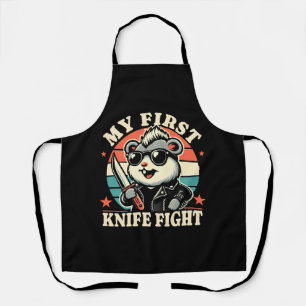 My First Knife Fight - Cool Hamster Apron