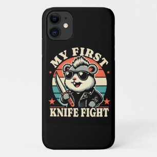 My First Knife Fight - Cool Hamster iPhone 11 Case