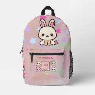 My First Love is Jesus Printed Backpack