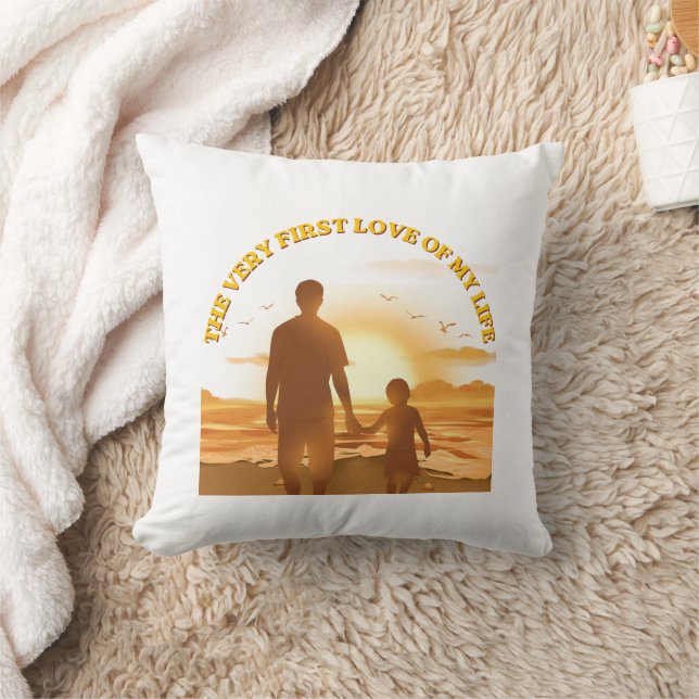 My First Love of My Life Throw Pillow (Blanket)
