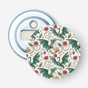 My First Loves - Dragons and Books Bottle Opener