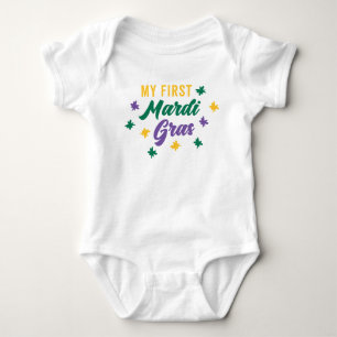 My First Mardi Gras Baby Bodysuit