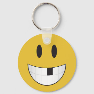 My first missing tooth emoji keychain