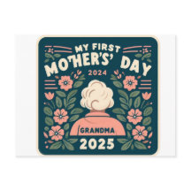 My First Mother’s Day as a Grandma 2025 Keepsake