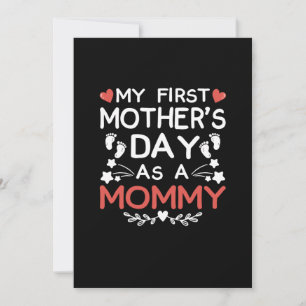 My First Mother's Day As A Mommy Save The Date