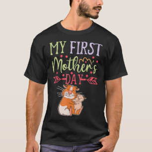 My First Mothers Day Cute Guinea Pig Mom Mothers D T-Shirt