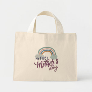 My First Mother's Day Mini Tote Bag