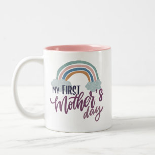 My First Mother's Day Two-Tone Coffee Mug