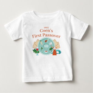 My First Passover Boy Name Year Baby T-Shirt