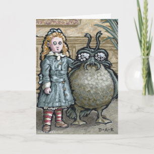 My First Pet #5 - Blank Inside Surreal Greeting Card