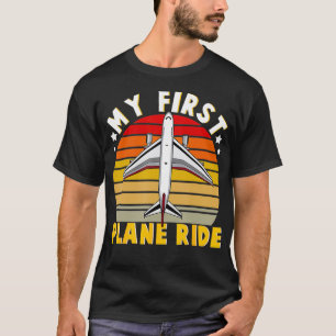 My First Plane Ride Airplane Travel T-Shirt
