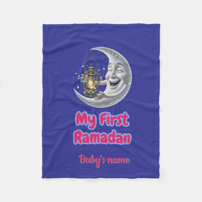 My first RAMADAN Fleece Blanket (Front)