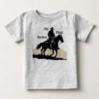 My First Rodeo' Baby T-Shirt for Rodeo Birthday