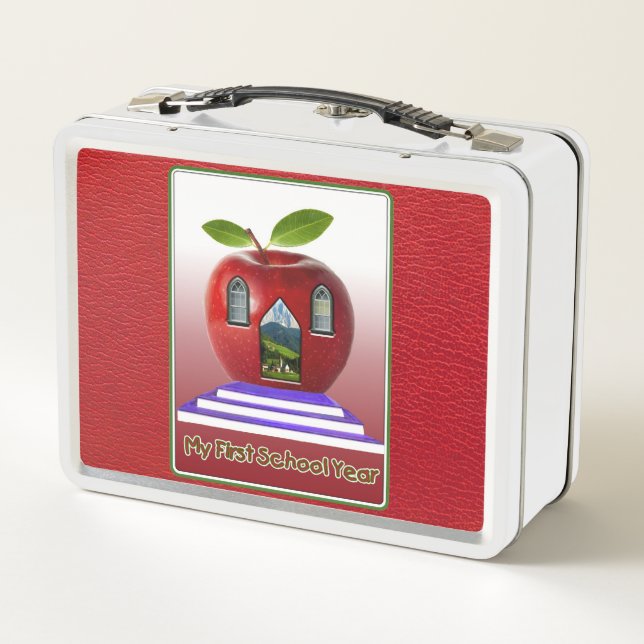 My First School Year Metal Lunch Box (Back)