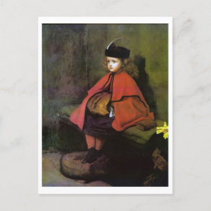 My First Sermon, John Everett Millais Postcard