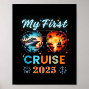 My First Ship Cruise Vacation 2025 Family Trip Gir Poster