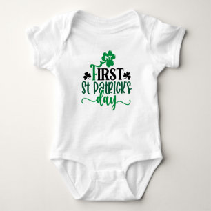 My First St Patrick's Day Baby Bodysuit