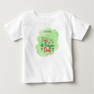My First St. Patricks Day Personalized Baby T-Shirt