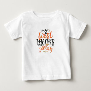 My First Thanksgiving Baby T-Shirt