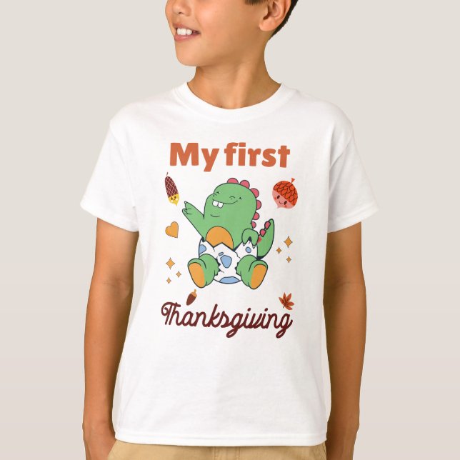 My first Thanksgiving T-Shirt (Front)