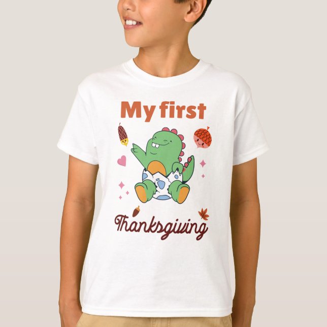 My first Thanksgiving T-Shirt (Front)