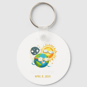 My First Total Solar Eclipse April 8th 2024 Toddle Keychain