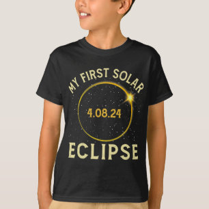 My First Total Solar Eclipse April 8th Toddler Kid T-Shirt