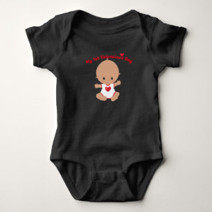 My First Valentines Day  Baby Bodysuit