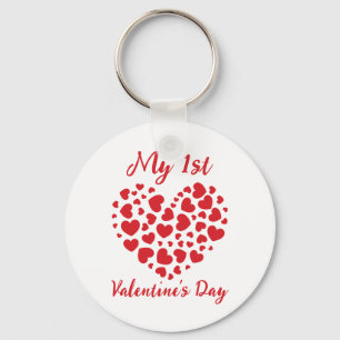 My First Valentine's Day Keychain