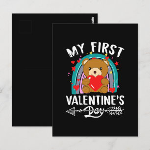 my first valentine's day postcard