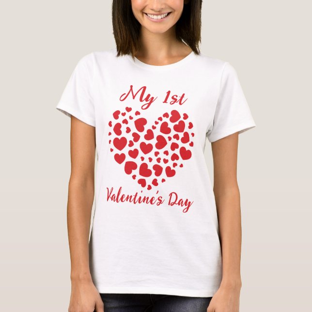 My First Valentine's Day T-Shirt (Front)