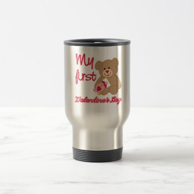 My First Valentine's Day Travel Mug (Center)
