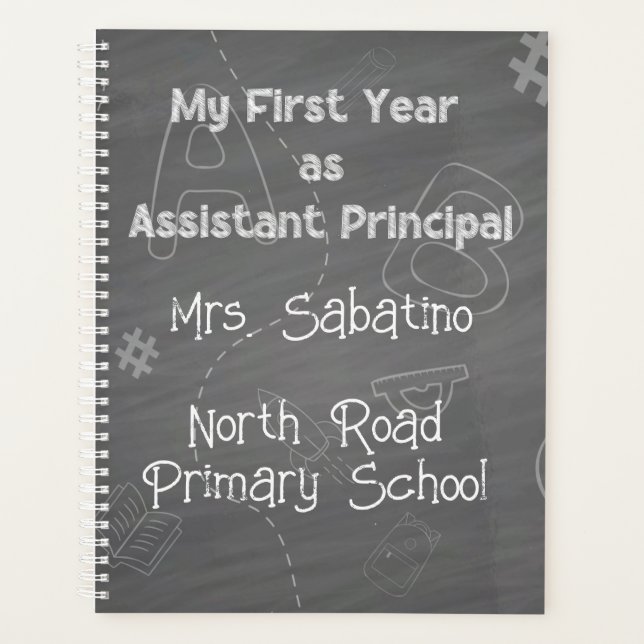 My first year as assistant principal personalized planner (Front)