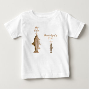 My fish Grandpa's fish Baby T-Shirt