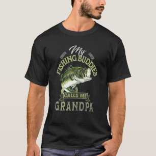 My Fishing Buddies Call Me Grandpa Father's Day T-Shirt