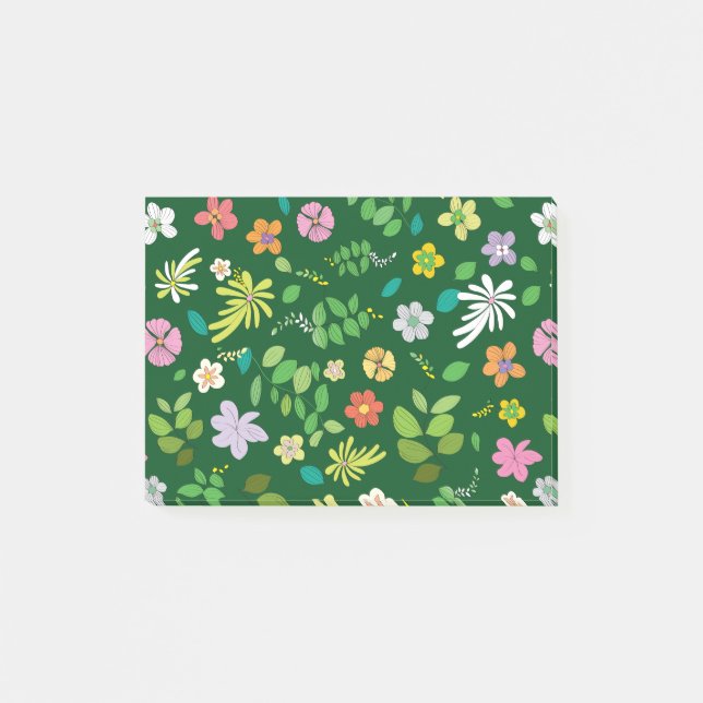 My Flower Design 4 Post-it Notes (Front)