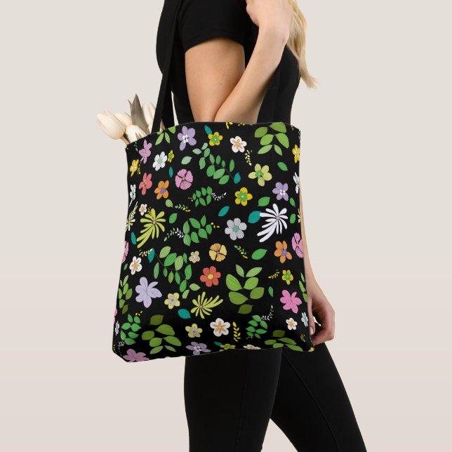 My Flower Design 5 Tote Bag (Close Up)