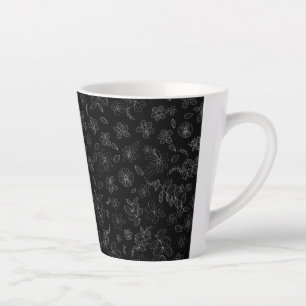 My Flower Design 8 Latte Mug