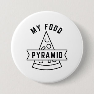 My Food Pyramid 3 Inch Round Button