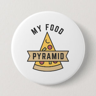 My Food Pyramid 3 Inch Round Button