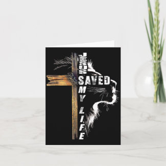 My For Jesus Christ Saved Life Gift Card