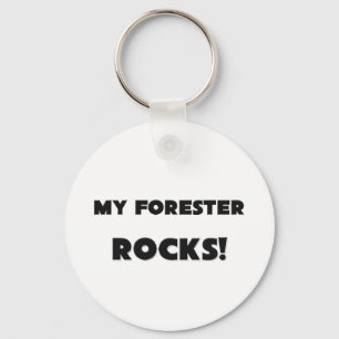 MY Forester ROCKS! Keychain