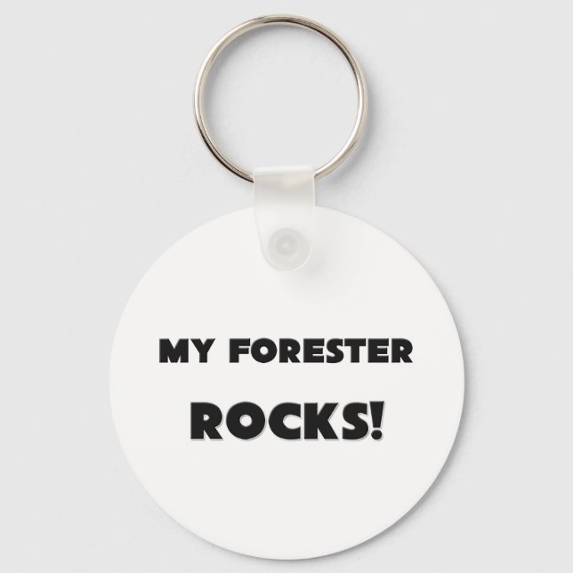 MY Forester ROCKS! Keychain (Front)