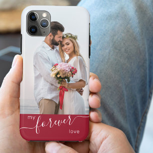 My Forever Love Romantic Cherry Wedding Photo Case-Mate iPhone Case