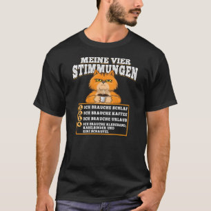 My four moods cat T-Shirt