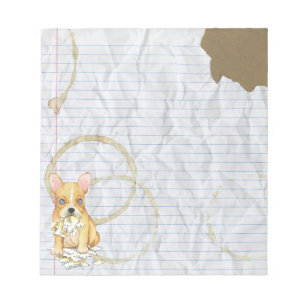 My French Bulldog Ate My Lesson Plan Notepad