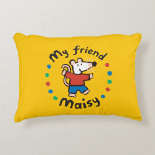 My Friend Maisy Colourful Circle Design Accent Pillow