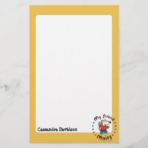 My Friend Maisy Colourful Circle Design Stationery